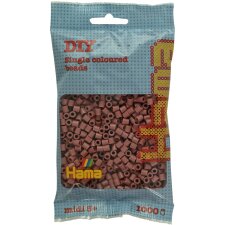 Hama Bügelperlen midi rosenholz im Beutel 5,0 mm...