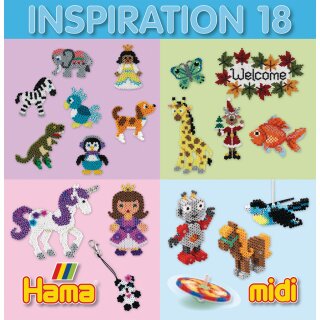 Hama Bügelperlen midi Inspirationsheft Nr. 18 56 Seiten