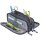 WEDO Schlamper-Etui Denim Polyester blau
