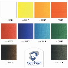 ROYAL TALENS Van Gogh Holzkoffer-Set Ölfarben Basic