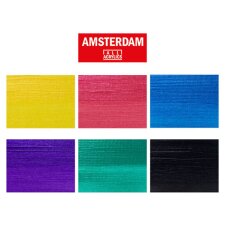 ROYAL TALENS Acrylfarbe AMSTERDAM Bunte Metallics 6 x 20 ml