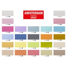 ROYAL TALENS Acrylfarbe AMSTERDAM Weiche Farben 24 x 20 ml