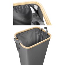 helit Pfandflaschen-Sammler "the bottle stash" 100 Liter schwarz