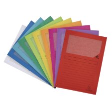 EXACOMPTA Sichtmappe FOREVER DIN A4 130 g/qm sortiert 10...