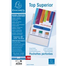 EXACOMPTA Prospekthülle Superior DIN A4 PP glasklar...