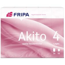Fripa Taschentücher Akito 4-lagig hochweiß...