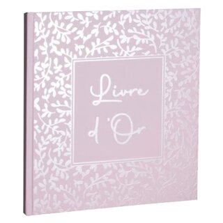 EXACOMPTA Gästebuch AutentiK 190 x 210 mm rosa