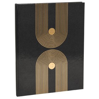 EXACOMPTA Gästebuch Graphik 220 x 270 mm schwarz
