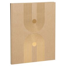EXACOMPTA Gästebuch Graphik 220 x 270 mm kraft