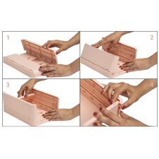 EXACOMPTA Aufbewahrungsbox Smart Case Midi pazifikblau