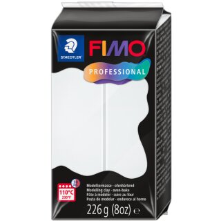 FIMO PROFESSIONAL Modelliermasse ofenhärtend 226 g weiß