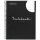 MIQUELRIUS Collegeblock "Notebook EMOTIONS" DIN A4 schwarz kariert 80 Blatt