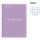 MIQUELRIUS Collegeblock "Notebook EMOTIONS" DIN A4 lila seyès 80 Blatt