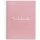 MIQUELRIUS Collegeblock "Notebook EMOTIONS" DIN A5 rosa kariert 120 Blatt