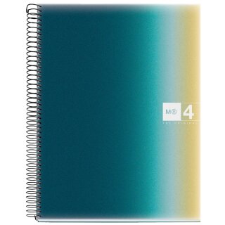 MIQUELRIUS Collegeblock "Notebook AURORA" DIN A4 Iceland kariert 120 Blatt