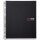 MIQUELRIUS Collegeblock "Notebook THE ORIGINAL" DIN A5 schwarz kariert 150 Blatt