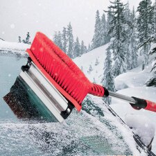 IWH Teleskop-Eiskratzer mit Schneeschaufel 860 - 1.070 mm