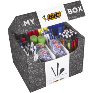 BIC Schreibset MY BIC BOX 124-teilig