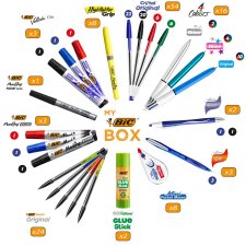 BIC Schreibset MY BIC BOX 124-teilig