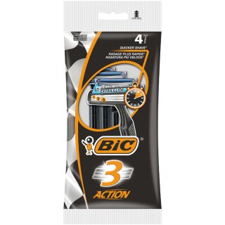 BIC Einwegrasierer 3 Action für Männer 4er Pack
