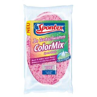 Spontex Tuchschwamm ColorMix 3er Pack