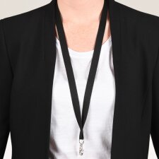 AVERY Textilband / Lanyard aus rPET 440 x 15 mm schwarz...