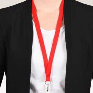 AVERY Textilband / Lanyard aus rPET 440 x 15 mm rot 10 Stück