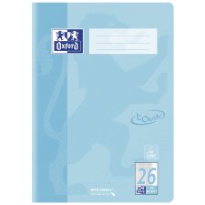 Oxford Schulheft Touch Pastell DIN A4 Lineatur 26 blau 16...