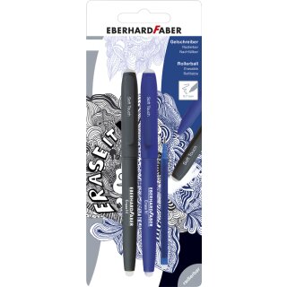 EBERHARD FABER Gelschreiber Erase it! AKTIONSET 2 Gelschreiber + Ersatzmine