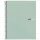 MIQUELRIUS Collegeblock "Notebook THE ORIGINAL" DIN A5 aqua kariert 80 Blatt