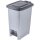 keeeper Tret-Abfalleimer "olaf" 40 Liter PP light silver