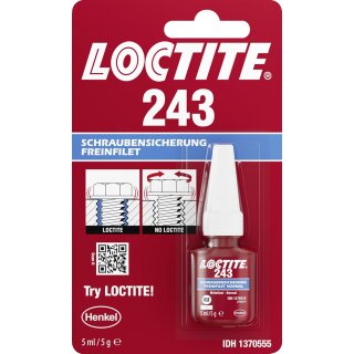 LOCTITE Spezialkleber SCHRAUBENSICHERUNG 5 ml Flasche