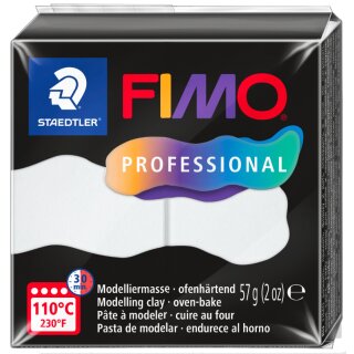 FIMO PROFESSIONAL Modelliermasse ofenhärtend 57 g weiß