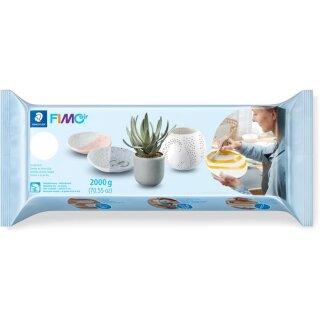 FIMO air Modelliermasse lufthärtend weiß 2.000 g