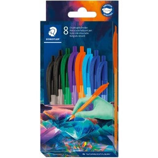 STAEDTLER Druckkugelschreiber ball 4230 M Edition 1 8er Kartonetui
