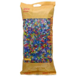 HAMA Bügelperlen midi "Glittermix" 6.000er Beutel