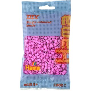 HAMA Bügelperlen midi pastell-pink im Beutel 1.000 Bügelperlen