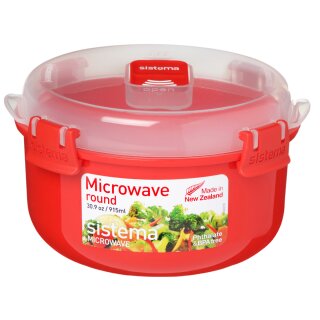 Sistema Mikrowellendose ROUND 915 ml rot