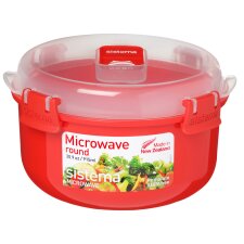 Sistema Mikrowellendose ROUND 915 ml rot