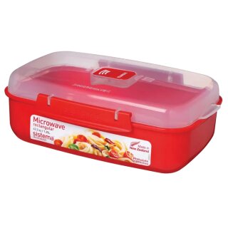 Sistema Mikrowellendose RECTANGULAR 1,25 Liter rot