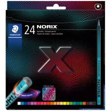 STAEDTLER Buntstift NORIX 24er Kartonetui