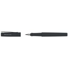 FABER-CASTELL Füllhalter POLY PEN schwarz M