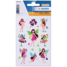 HERMA Sticker MAGIC Feen Folie beglimmert 1 Blatt...