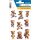 HERMA Sticker DECOR Coole Teddys Papier 3 Blatt à 9 Sticker
