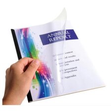 EXACOMPTA Einbanddeckel DIN A4 PVC transparent 0,20 mm...