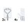 tesa Powerstrips Haken WIRED HOOK SMALL transparent 3 Haken und 4 Strips