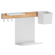 tesa KITCHEN Combi-Set S 6-teilig weiß aus Kunststoff