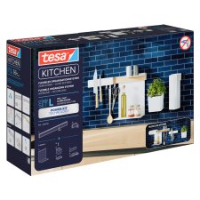 tesa KITCHEN Combi-Set L 8-teilig weiß aus Kunststoff