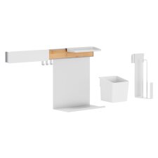 tesa KITCHEN Combi-Set L 8-teilig weiß aus Kunststoff
