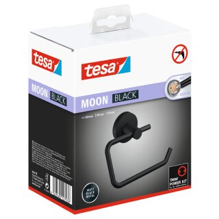 tesa WC-Papierrollenhalter MOON BLACK schwarz